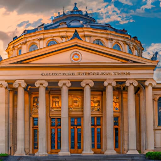 האתנאום הרומני (Romanian Athenaeum) בבוקרשט